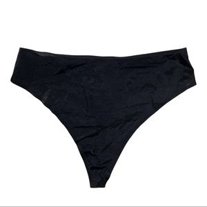 Savage X Fenty Undie High Waist Thong Black Size 3x NWT.